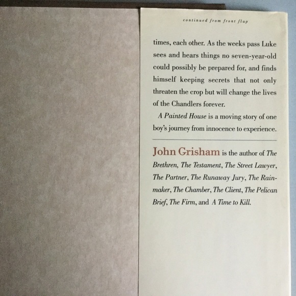 John Grisham Book - A Painted House - Picture 4 of 4